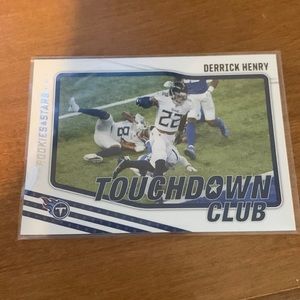 Derrick Henry touchdown club , rookie stars club football card